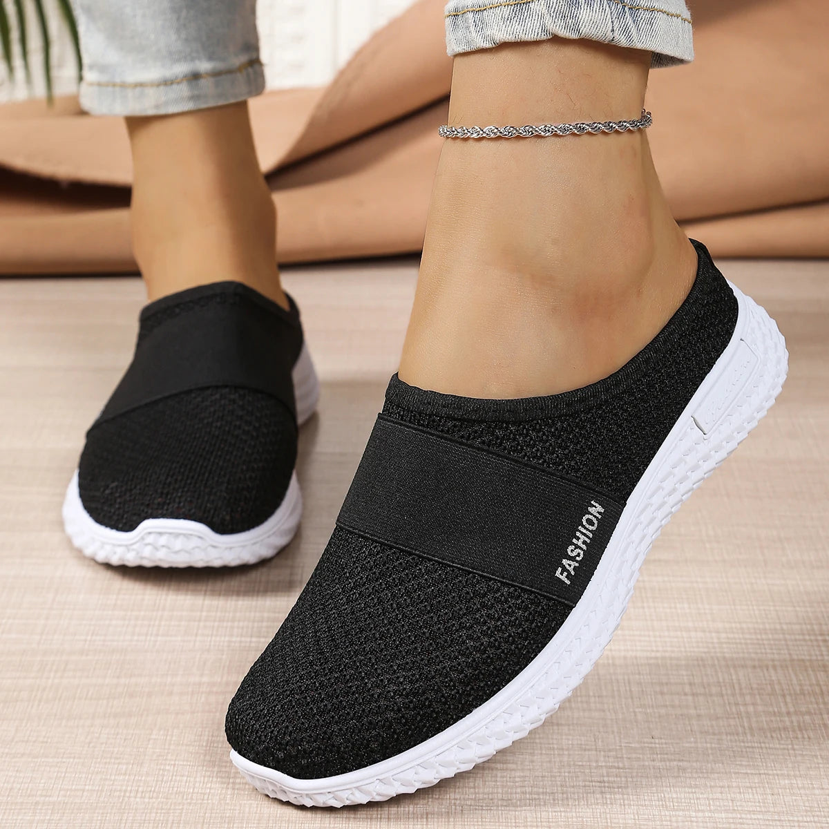 Women's shoes Solid Color Mules