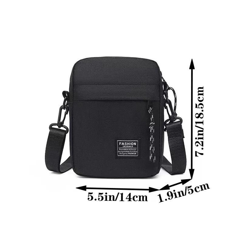 Men's Bag, Available in Single Shoulder or Cross-Body Design