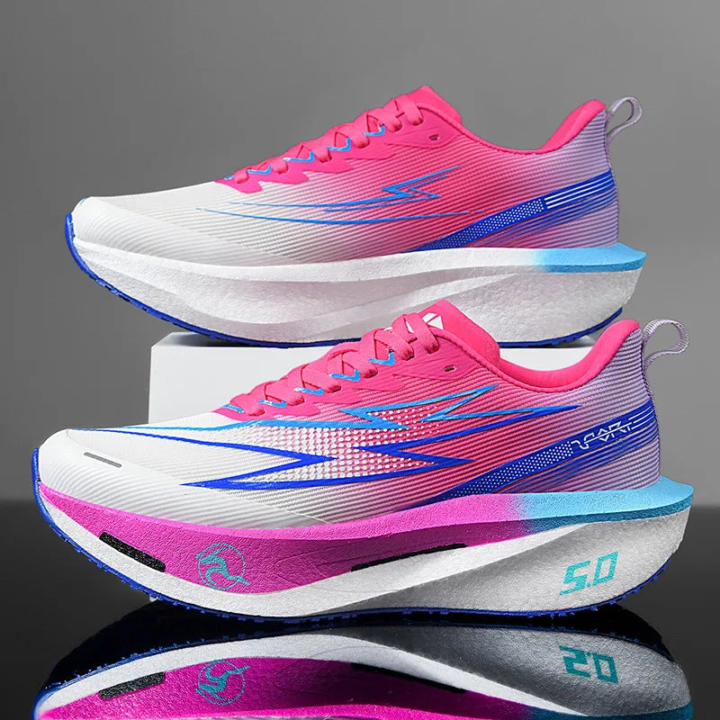 Running Shoes Sports Carbon Board for Marathon Breathable Lightweight