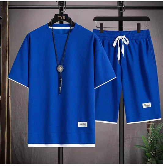 Sportswear Set for Men Tights Gym T-Shirts Pants Shorts Clothing Outfit