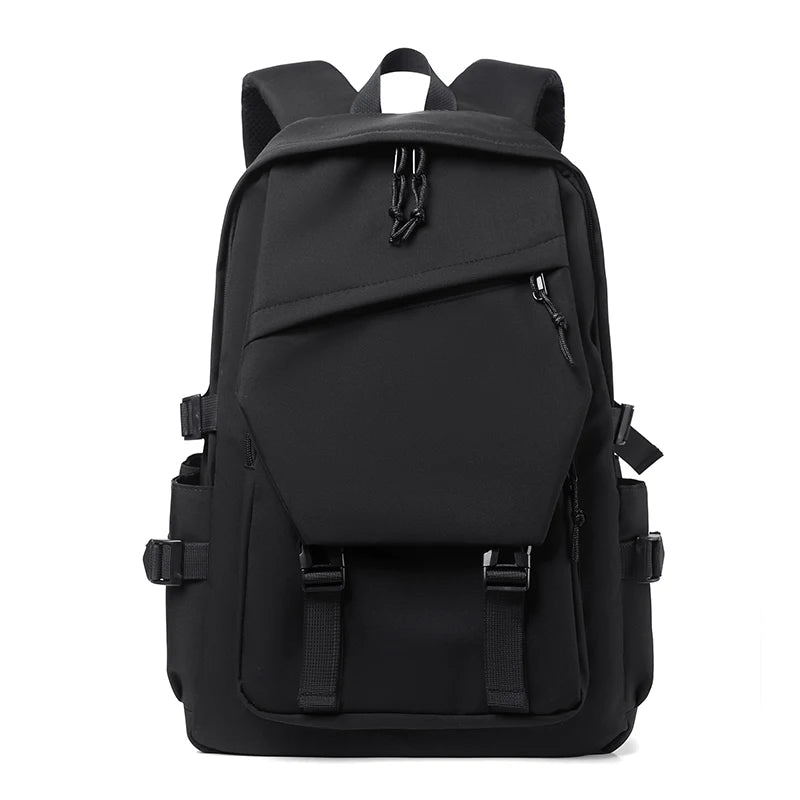 Simple luxury solid high quality backpack for men