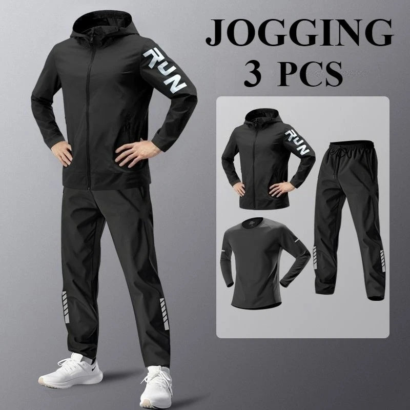 Sports Outfit for Men Set Running Compression Sport Suit
