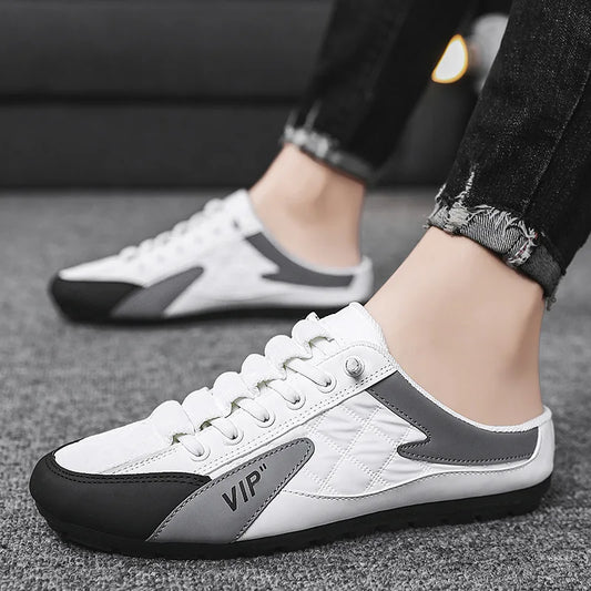 2026 Fashion men New Style Half Slippers