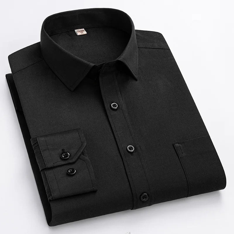 Men Formal Shirt Long Sleeve for Office
