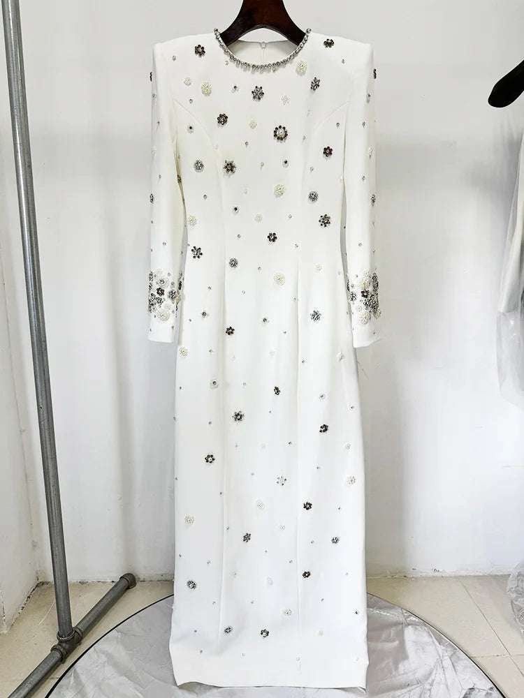 Newest Fashion 2026 Designer Party Vestido for Women with Luxurious Beaded