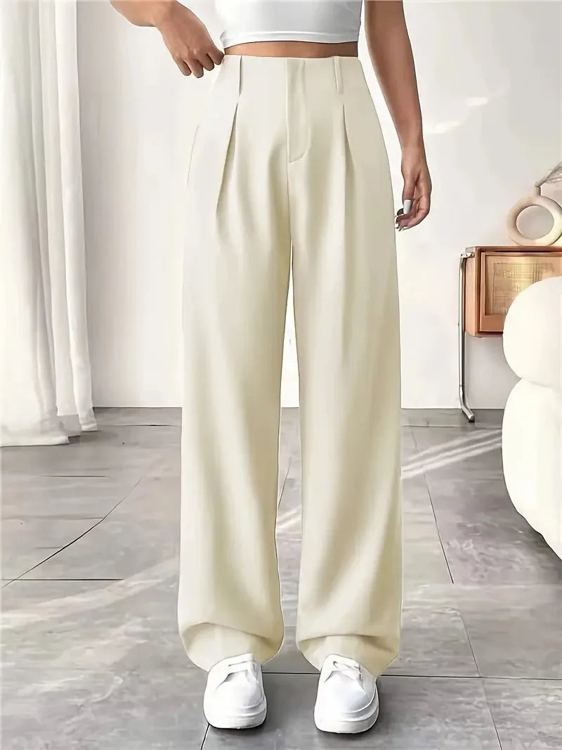 High Waisted Wide Leg Pants for Office/Casual for women