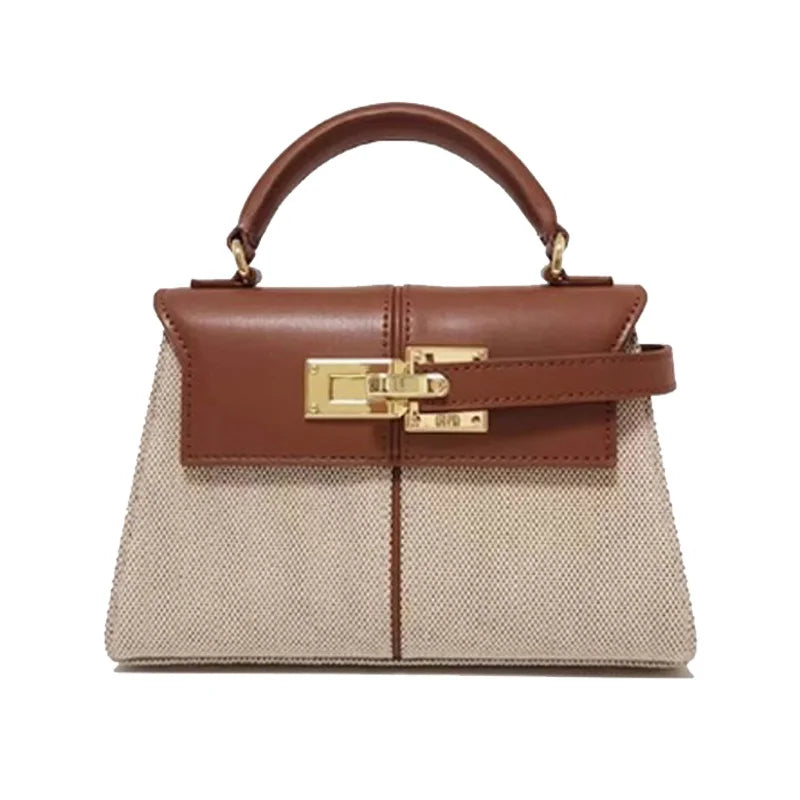 New leather women's cross-body , Fashion niche hand bag