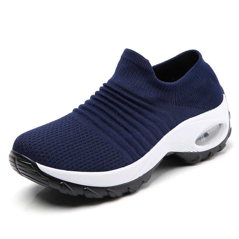 Women's Walking Trainers Fashion Fly Weaving Sock Sneakers 2026