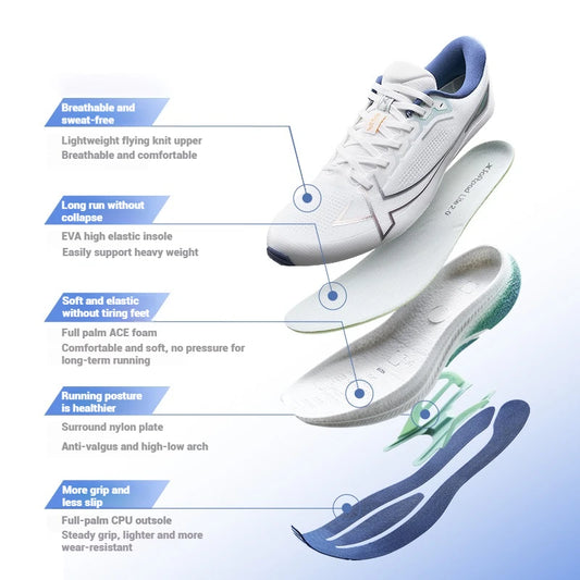 Xtep 2000km Plus Running Shoes 2026 Asian Design