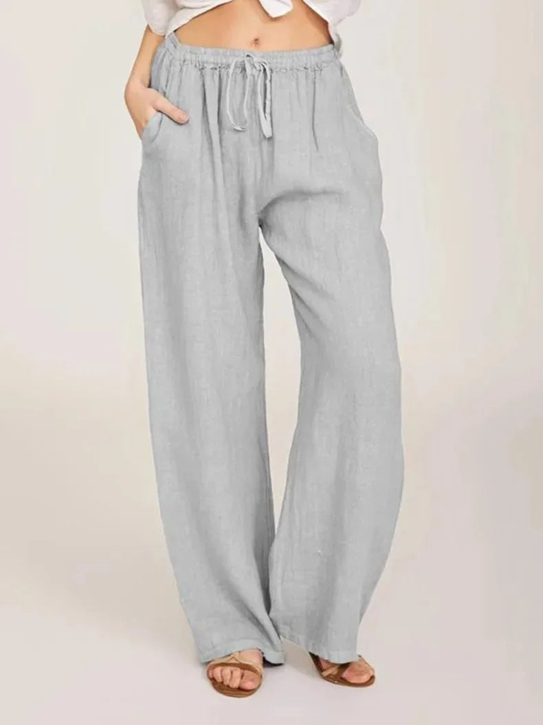 Women's Cotton Linen Pants Casual