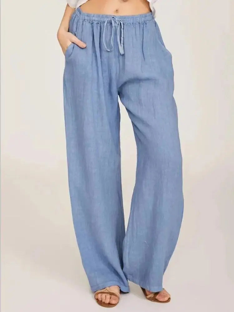 Women's Cotton Linen Pants Casual