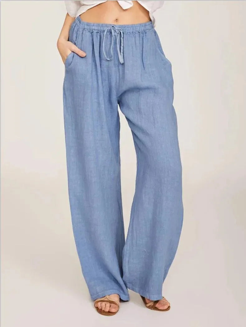 Women's Cotton Linen Pants Casual