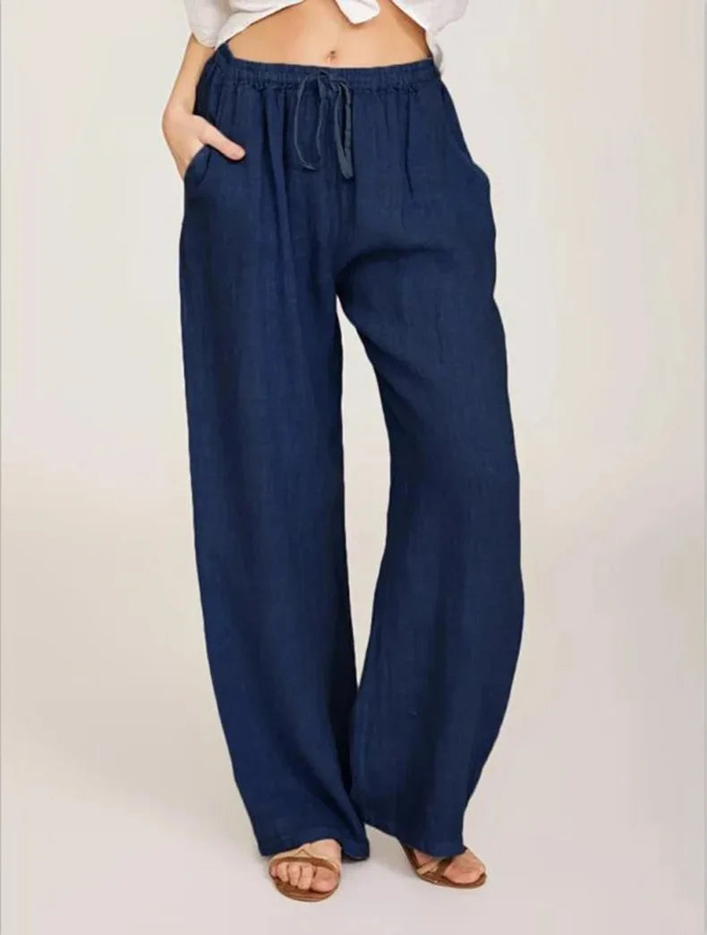 Women's Cotton Linen Pants Casual