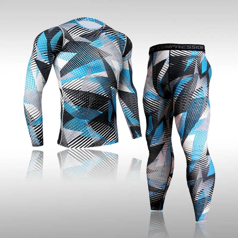 Quick Dry Camouflage Men's Running Sets SportsWear