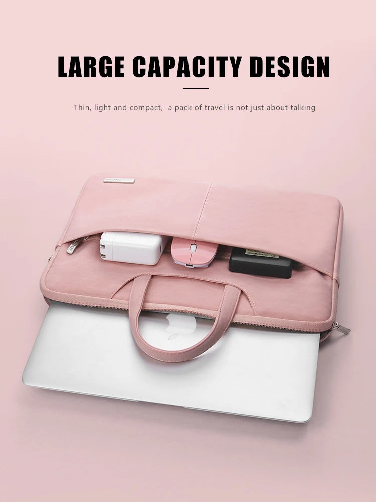 Elegant Leather women Laptop Bag