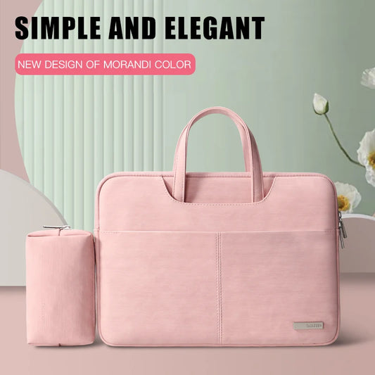 Elegant Leather women Laptop Bag
