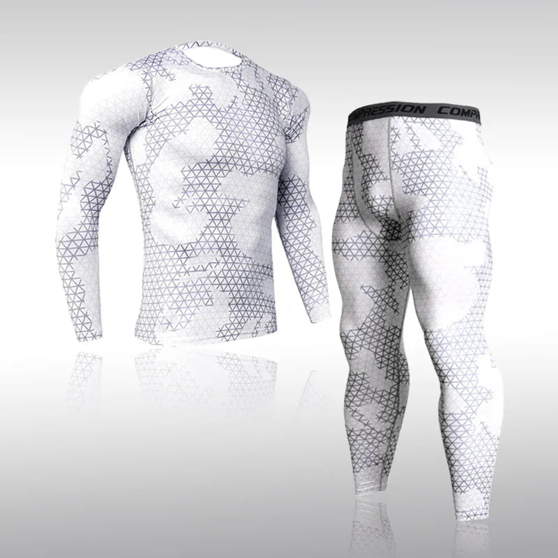 Quick Dry Camouflage Men's Running Sets SportsWear