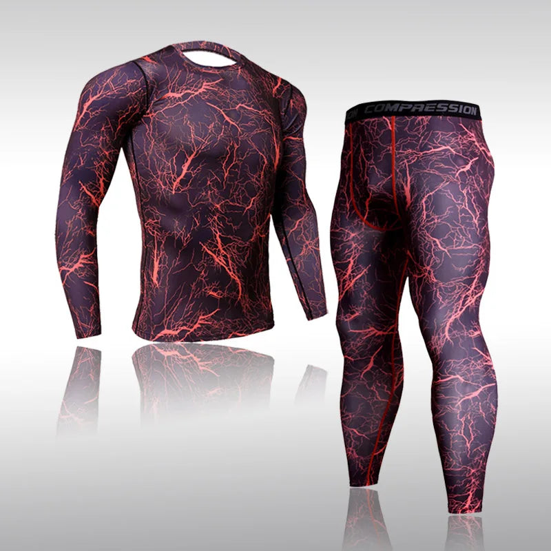 Quick Dry Camouflage Men's Running Sets SportsWear