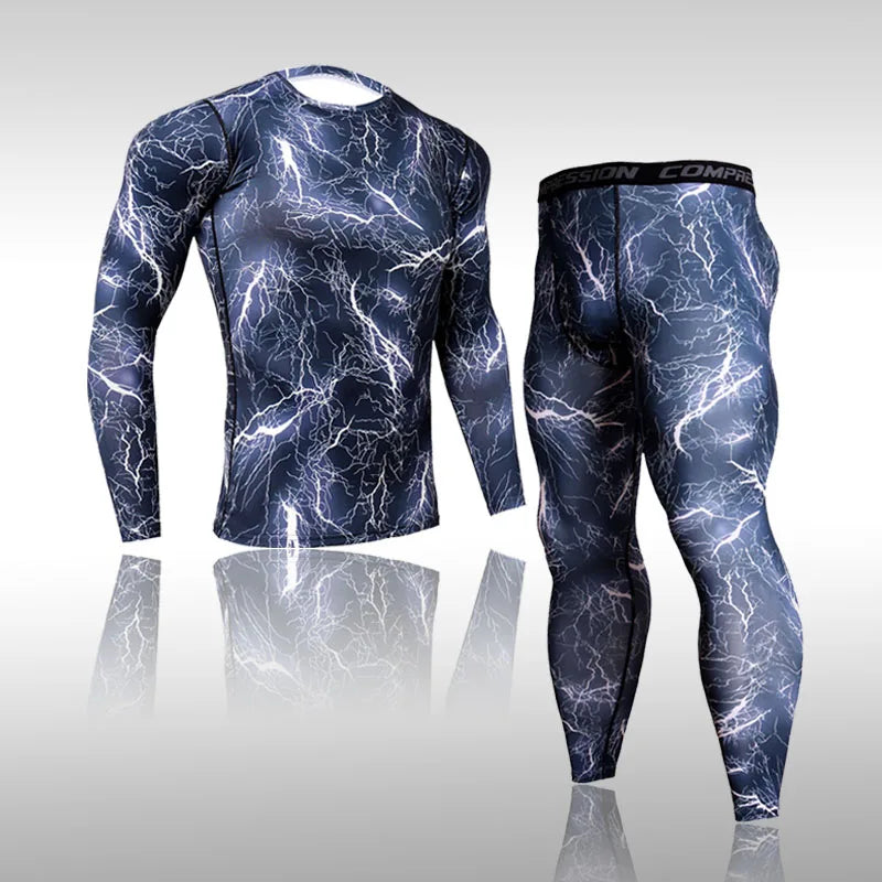 Quick Dry Camouflage Men's Running Sets SportsWear