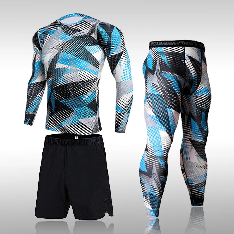 Quick Dry Camouflage Men's Running Sets SportsWear