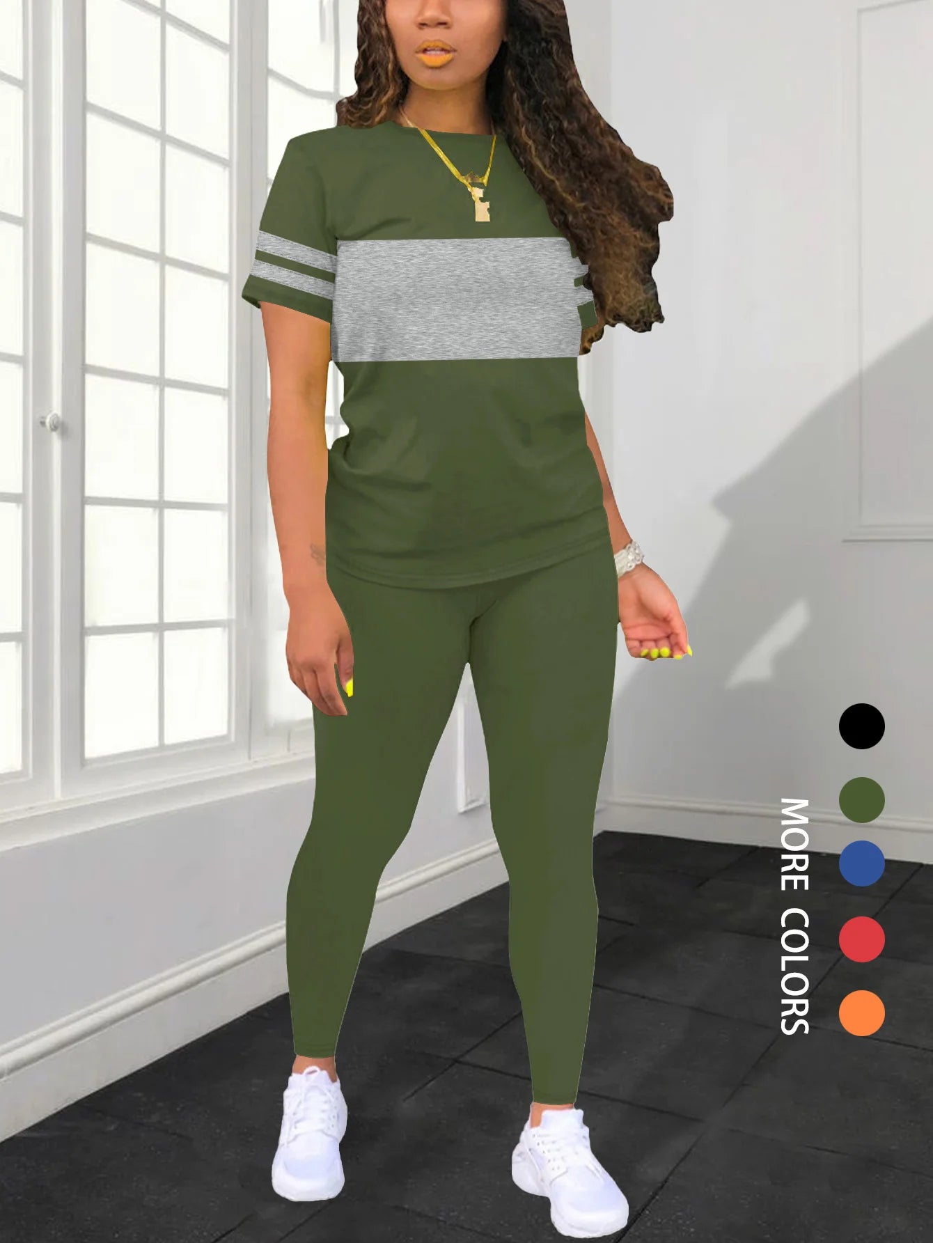 Women's Summer Casual  Set Fashionable Comfortable Clothing Outfit
