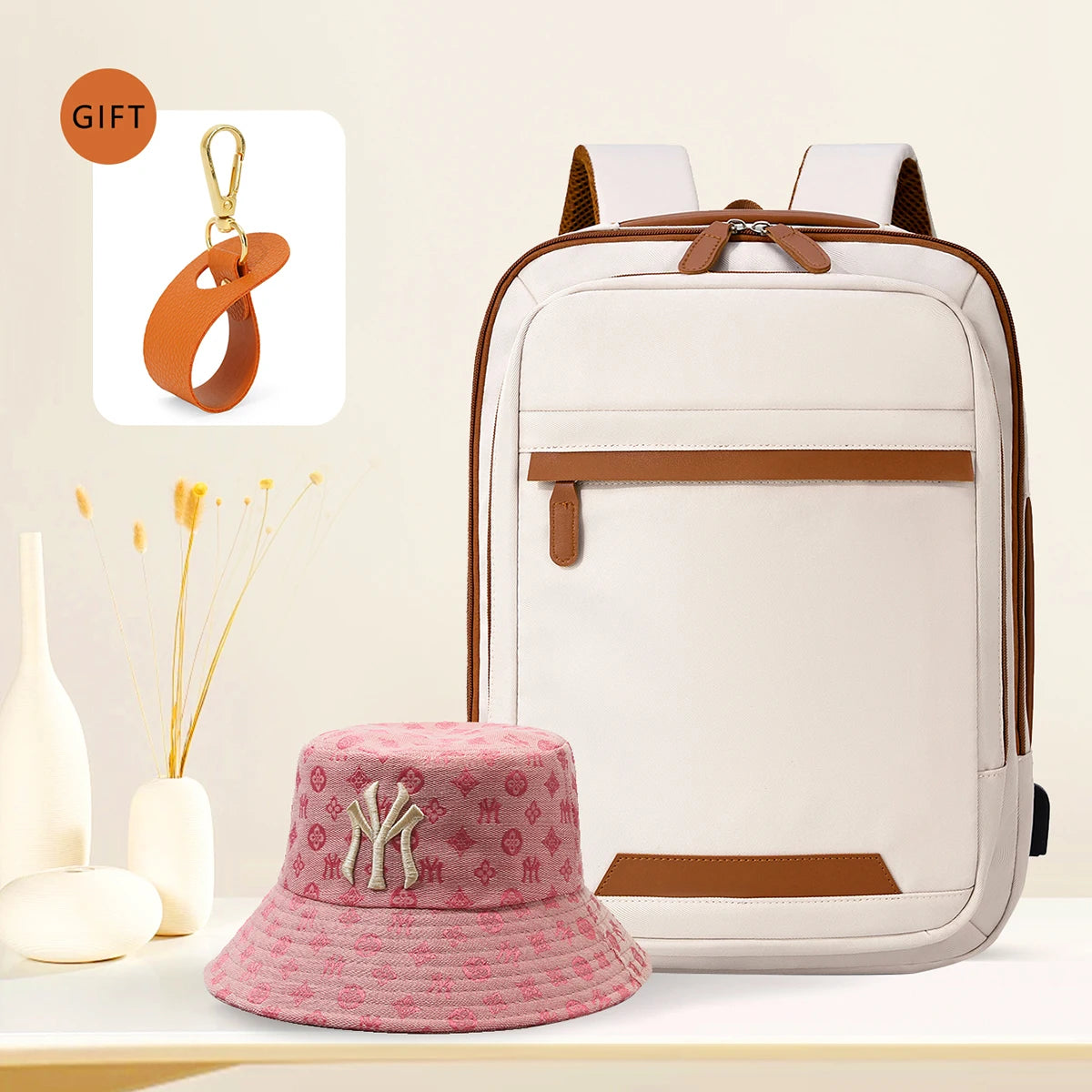 High-Quality USB Rechargeable Backpack for Men & Women