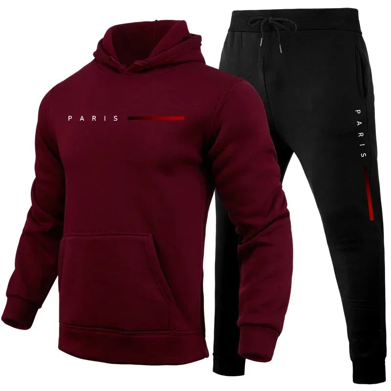 Hot Sale Men's Tracksuit Daily Comfortable Single Hooded Sportswear