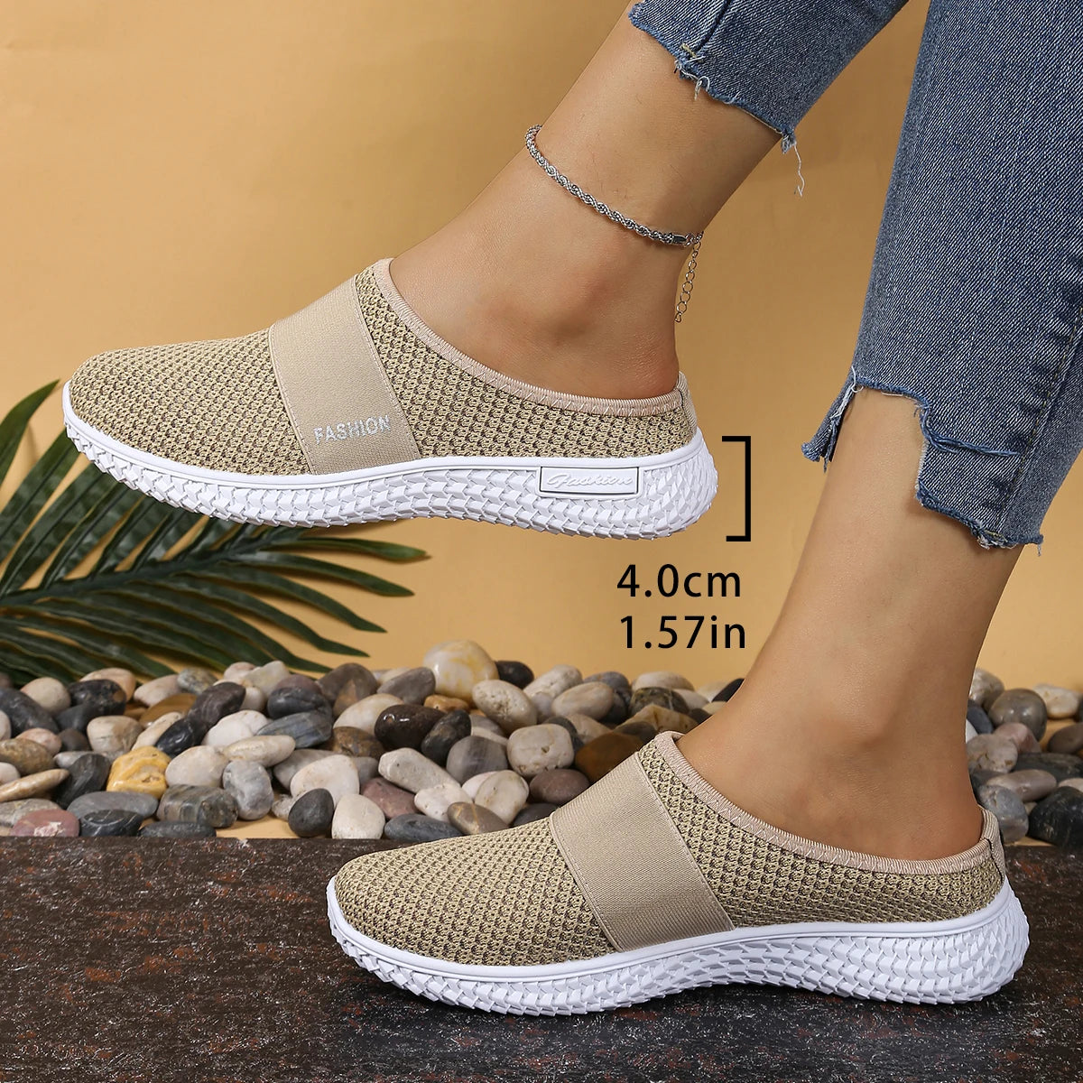 Women's shoes Solid Color Mules