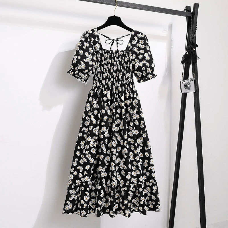Spring Summer Chiffon Dresses Fashion
