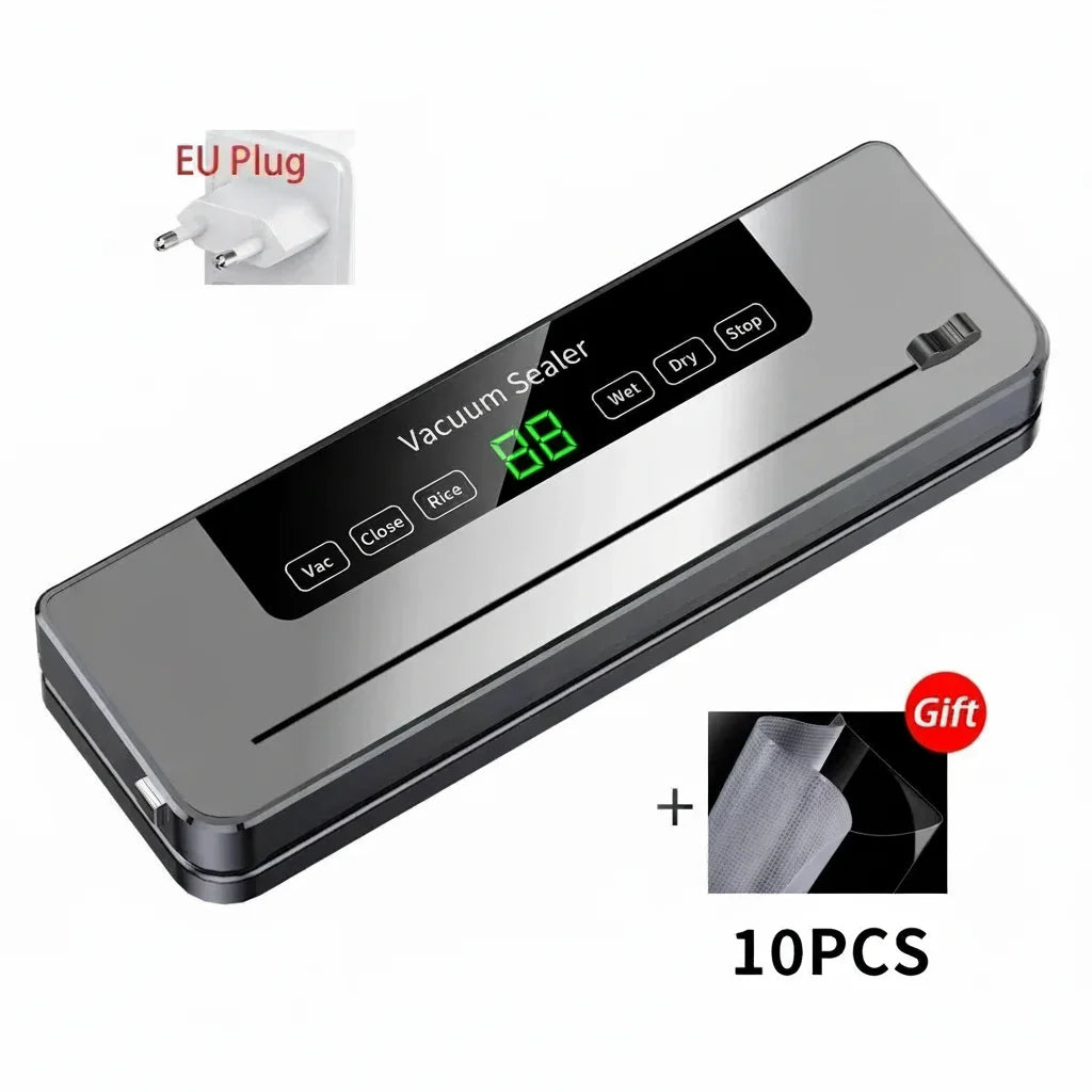 Automatic vaccuum sealing for Food  Led Indicator Lights Dry & Moist Food