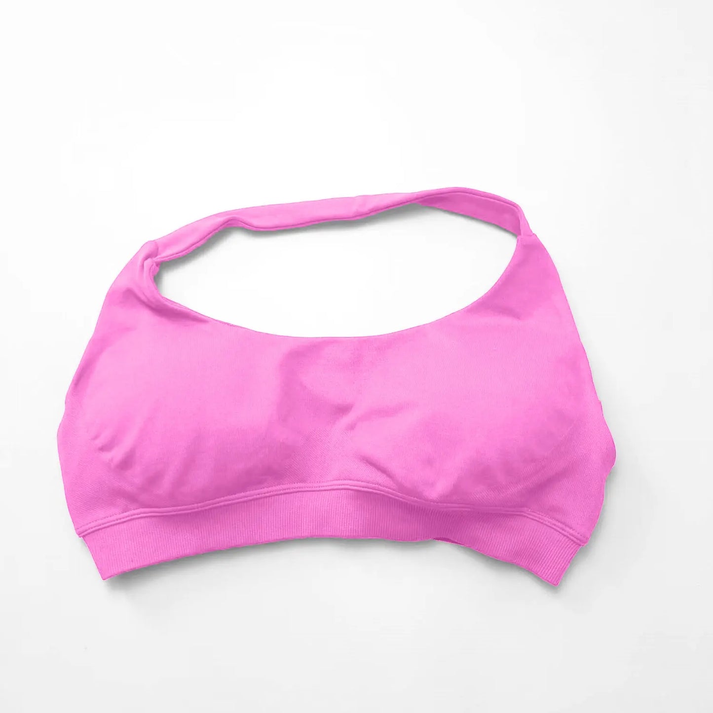 Impact Sports Bra Women Seamless Halter Top High Support