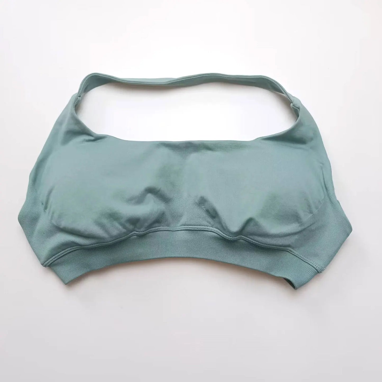Impact Sports Bra Women Seamless Halter Top High Support
