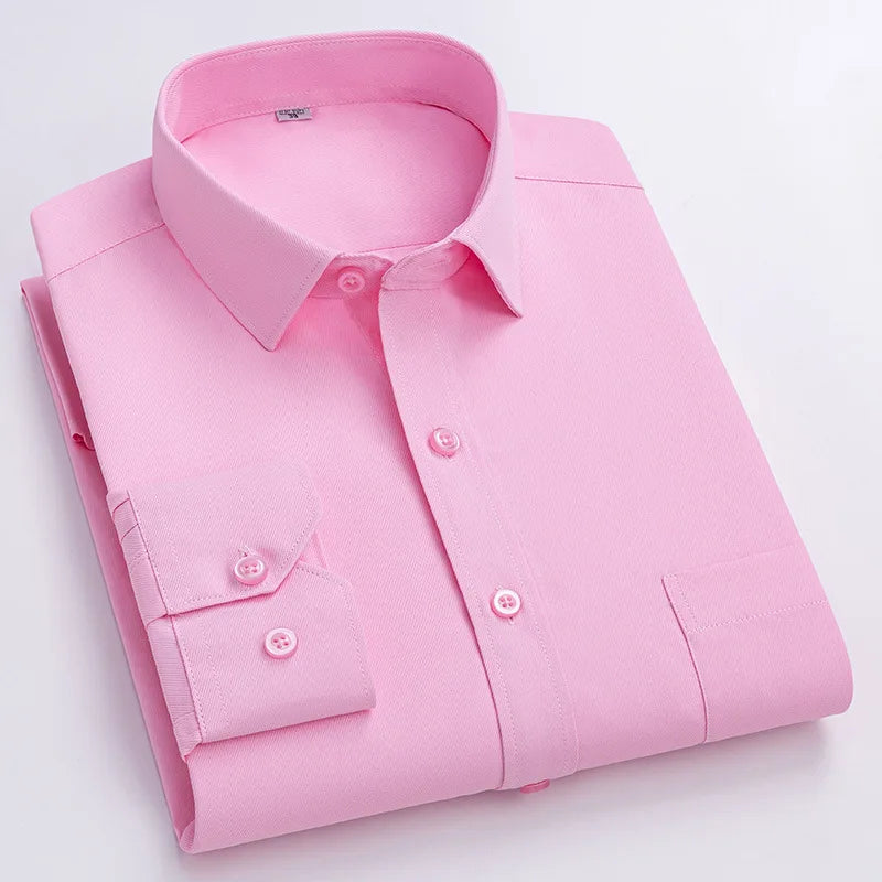 Men Formal Shirt Long Sleeve for Office