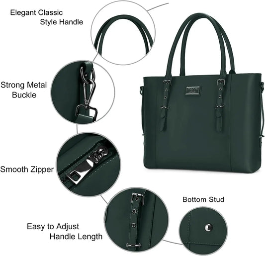 Tote Bag for Women Waterproof PU Leather Large Capacity