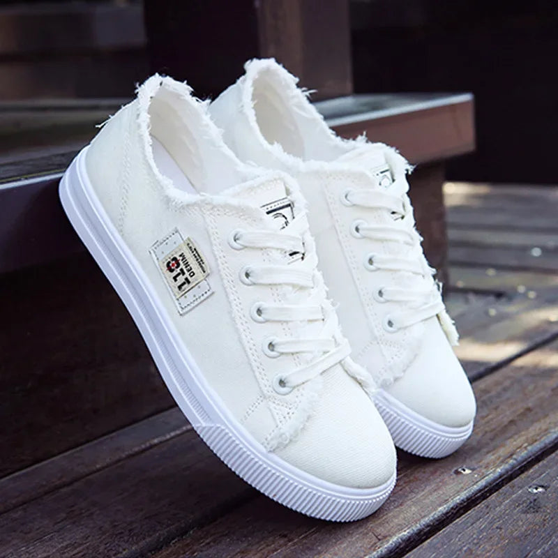 2026 Spring Summer Women Sneaker Low Top Denim Sneakers