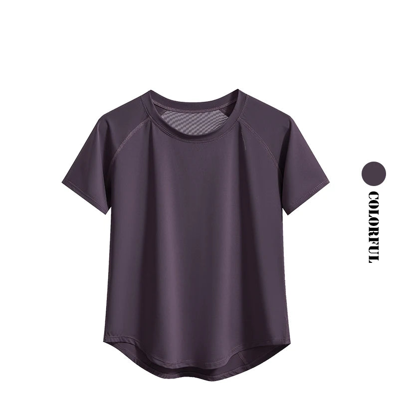 Yoga Tops Sportswear Woman Gym Shirts