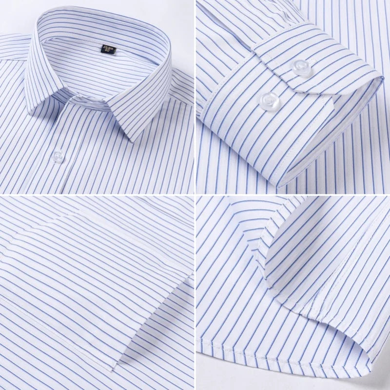 Men Formal Shirt Long Sleeve for Office