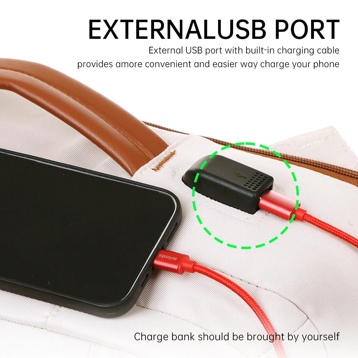High-Quality USB Rechargeable Backpack for Men & Women