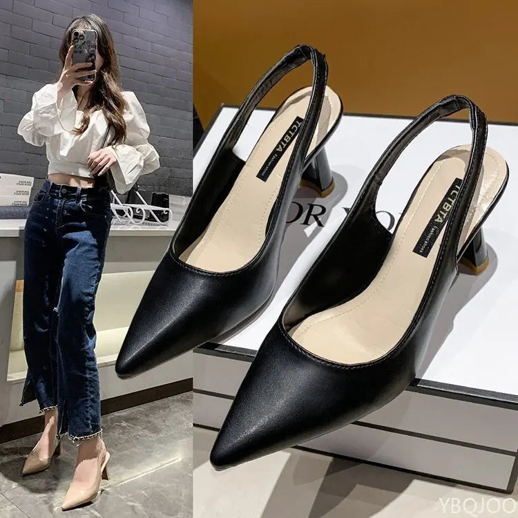 Summer new pointed high heels Women's sandals