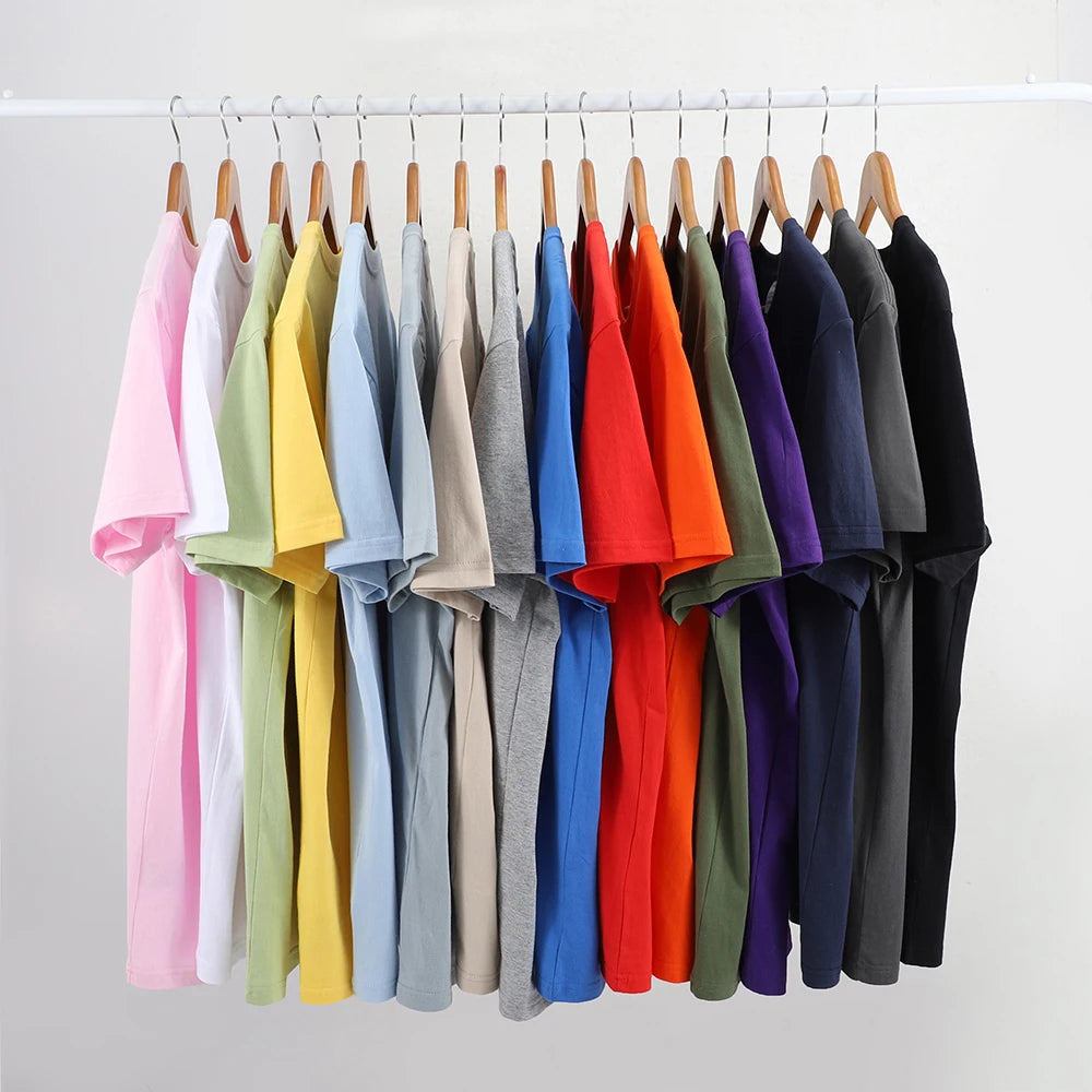 100% Cotton Solid T-shirts Women Sporty Short Sleeve