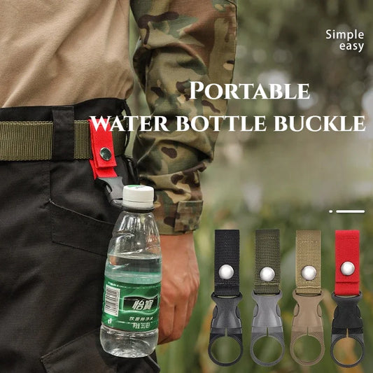 Webbing Water Bottle Holder Climbing Carabiner Belt