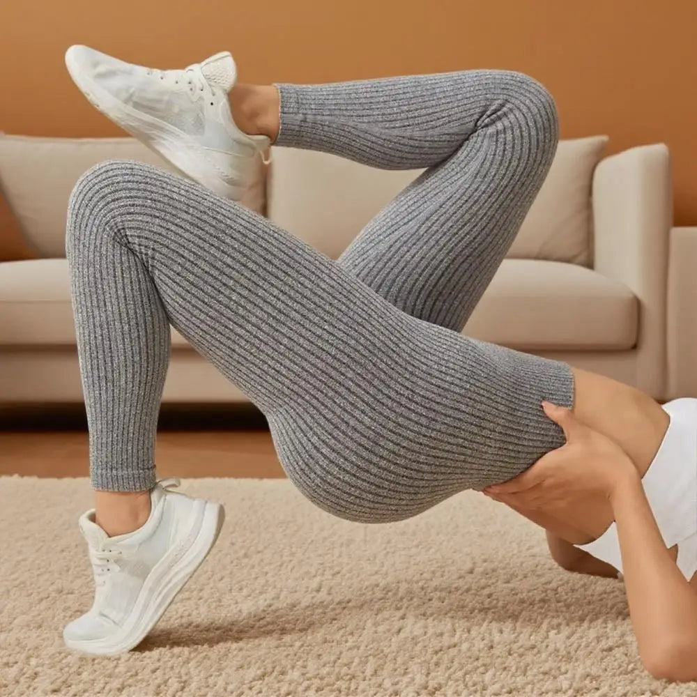 Women Sports Leggings Seamless Yoga Pants w/Tummy Control Sportswear