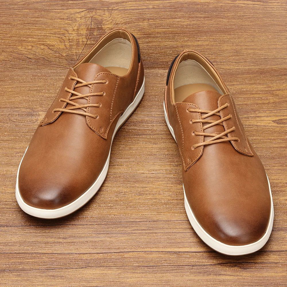 Men Sneakers Fashionable comfortable leather shoes 2026 men casual shoe
