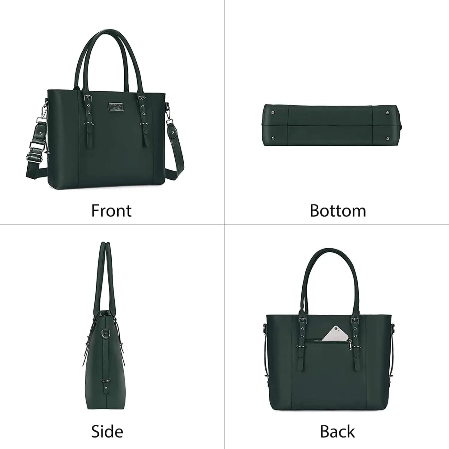 Tote Bag for Women Waterproof PU Leather Large Capacity