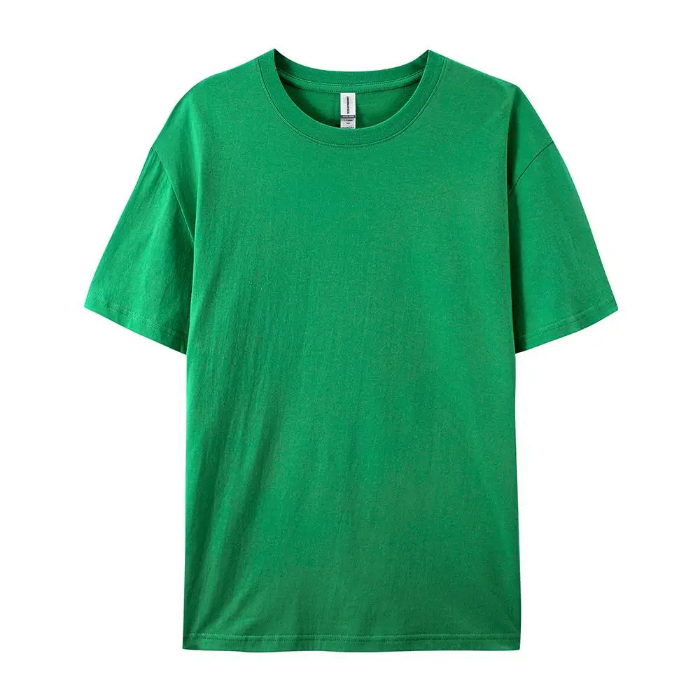 100% Cotton Solid T-shirts Women Sporty Short Sleeve