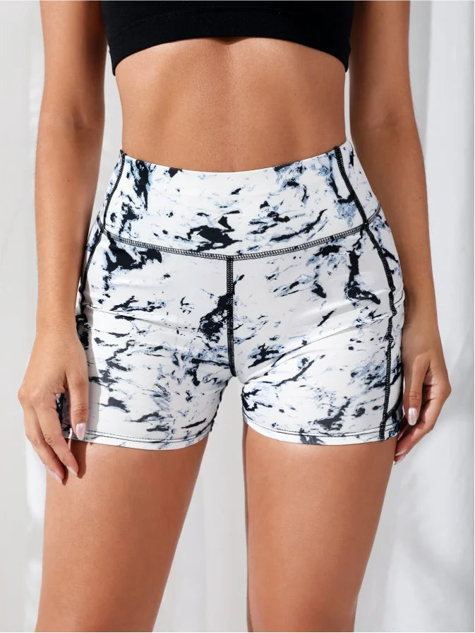 High-Waist Fitness Yoga Shorts Women's Sportswear