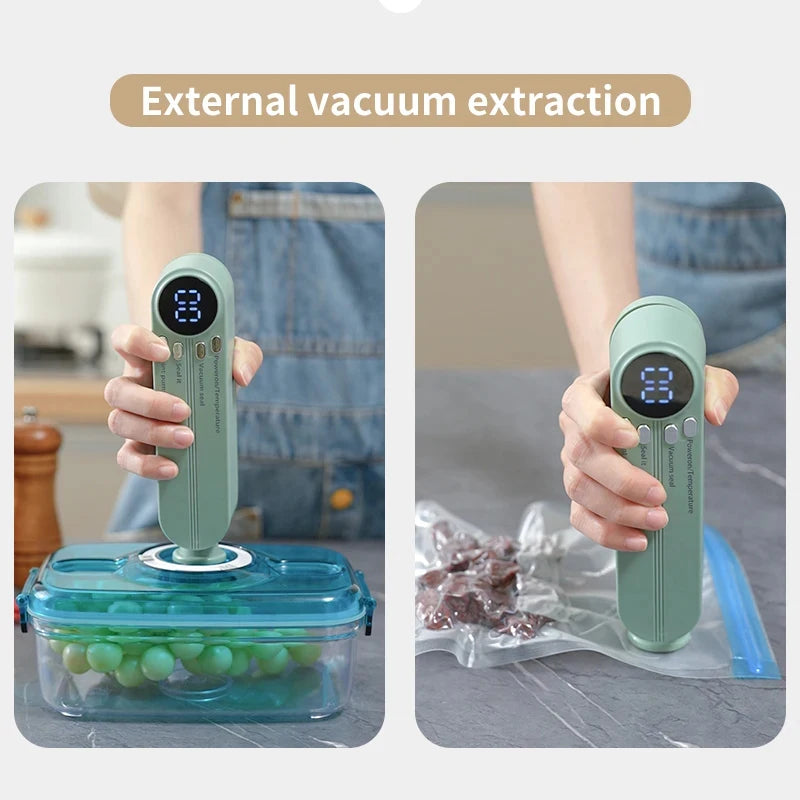 Mini Wireless Fully Automatic Vacuum & Sealing Machine