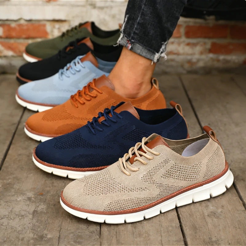Outdoor Men Causal Sneakers Lightweight (Breathable and Shock Absorbent)
