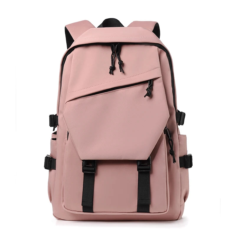 Simple luxury solid high quality backpack  for men