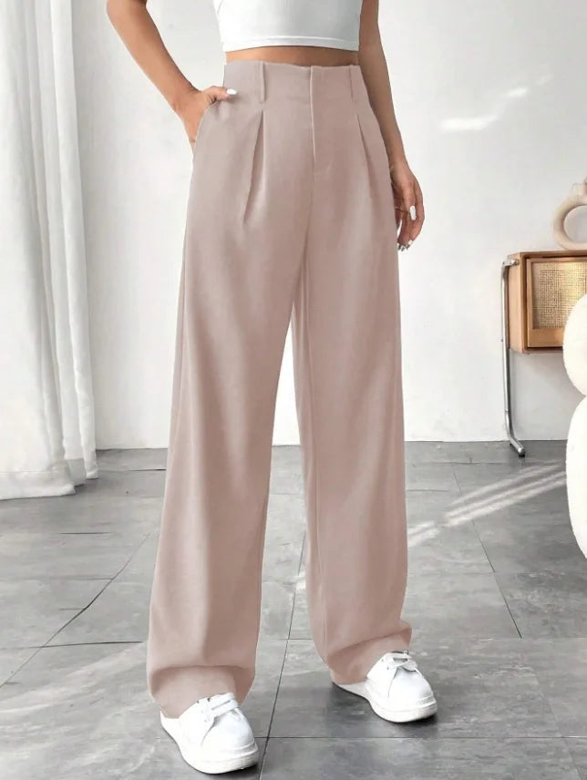 High Waisted Wide Leg Pants for Office/Casual for women